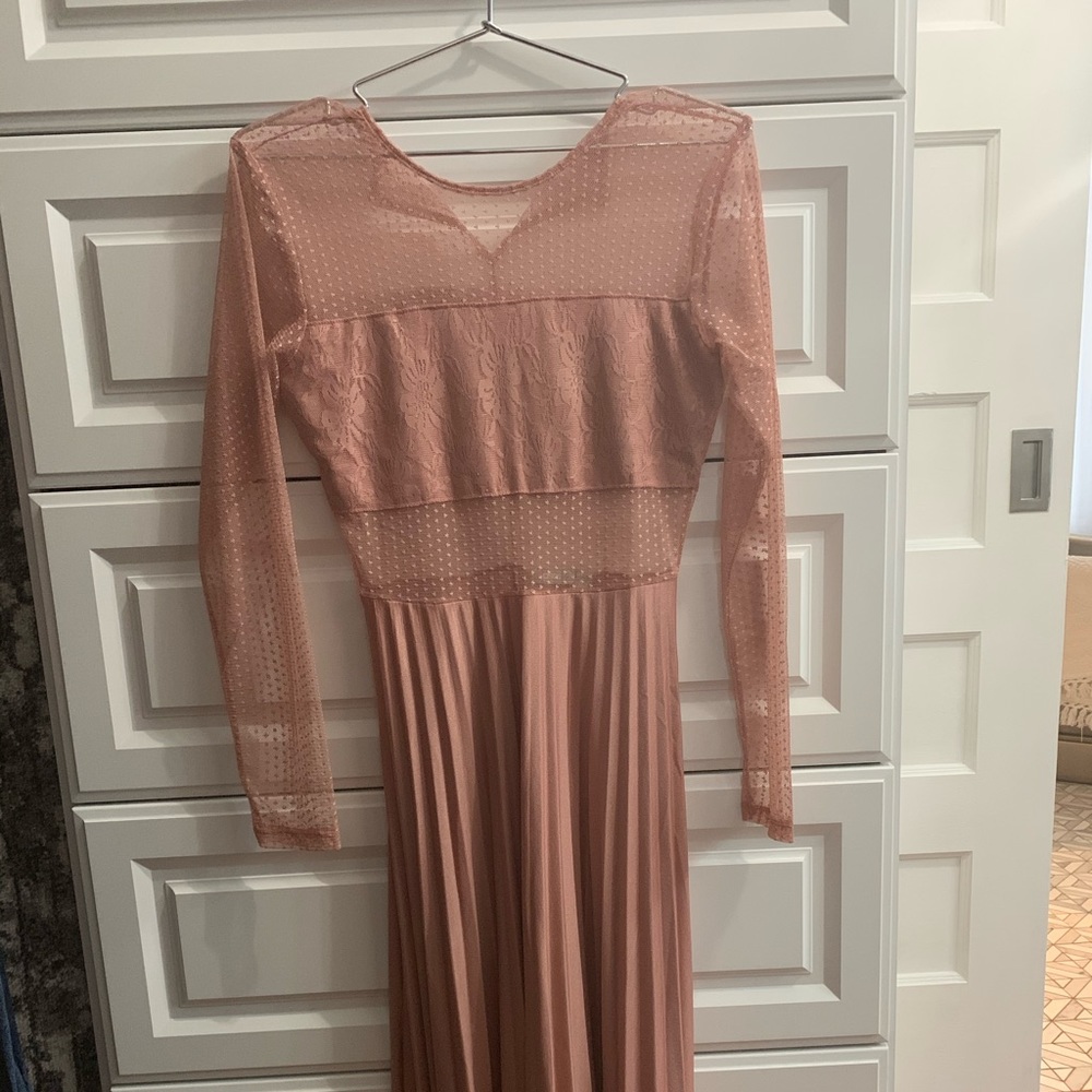 Asos Mesh Mid-Length Dress